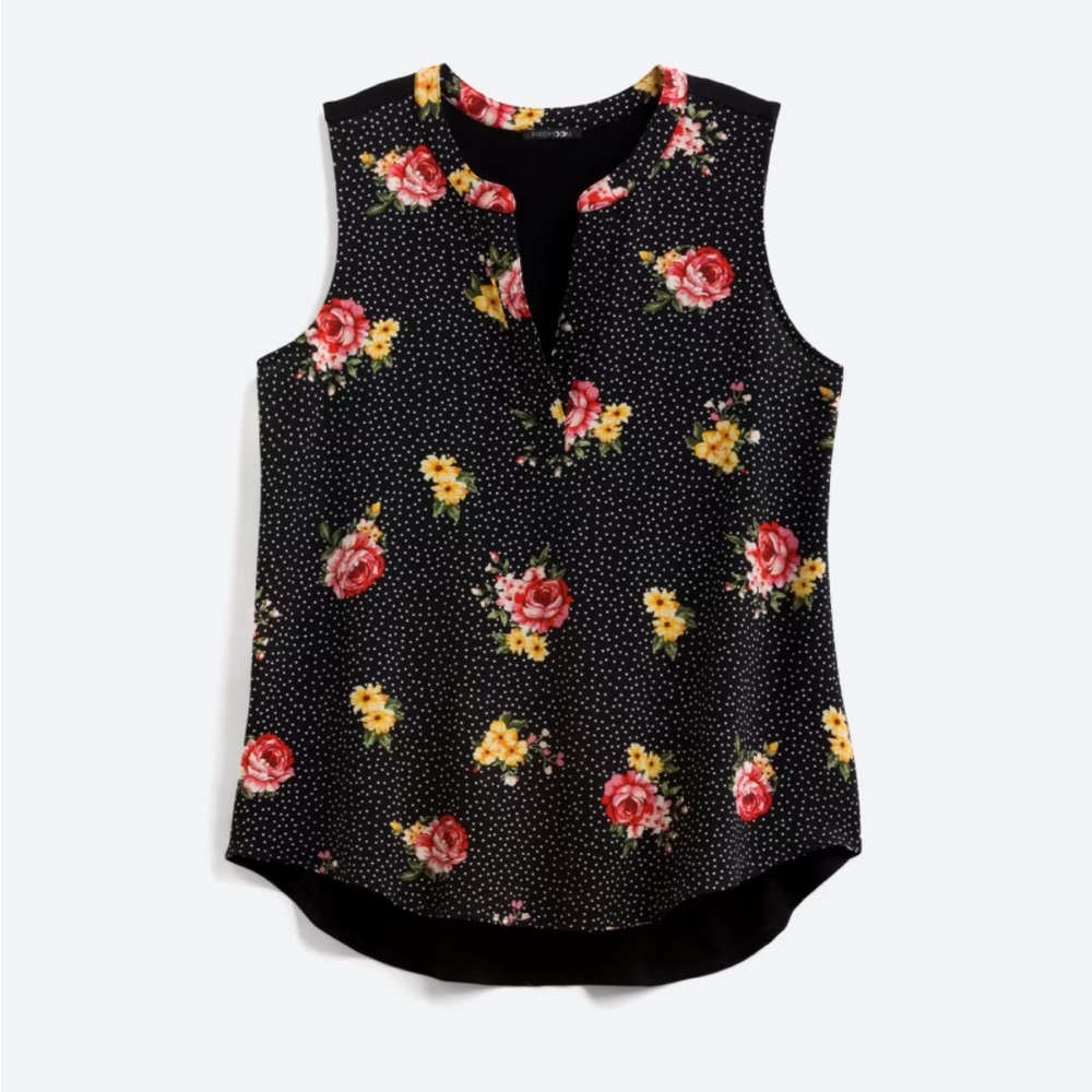 PAPERMOON- Fayette Mixed- Material Blouse- 1X- Stitch Fix